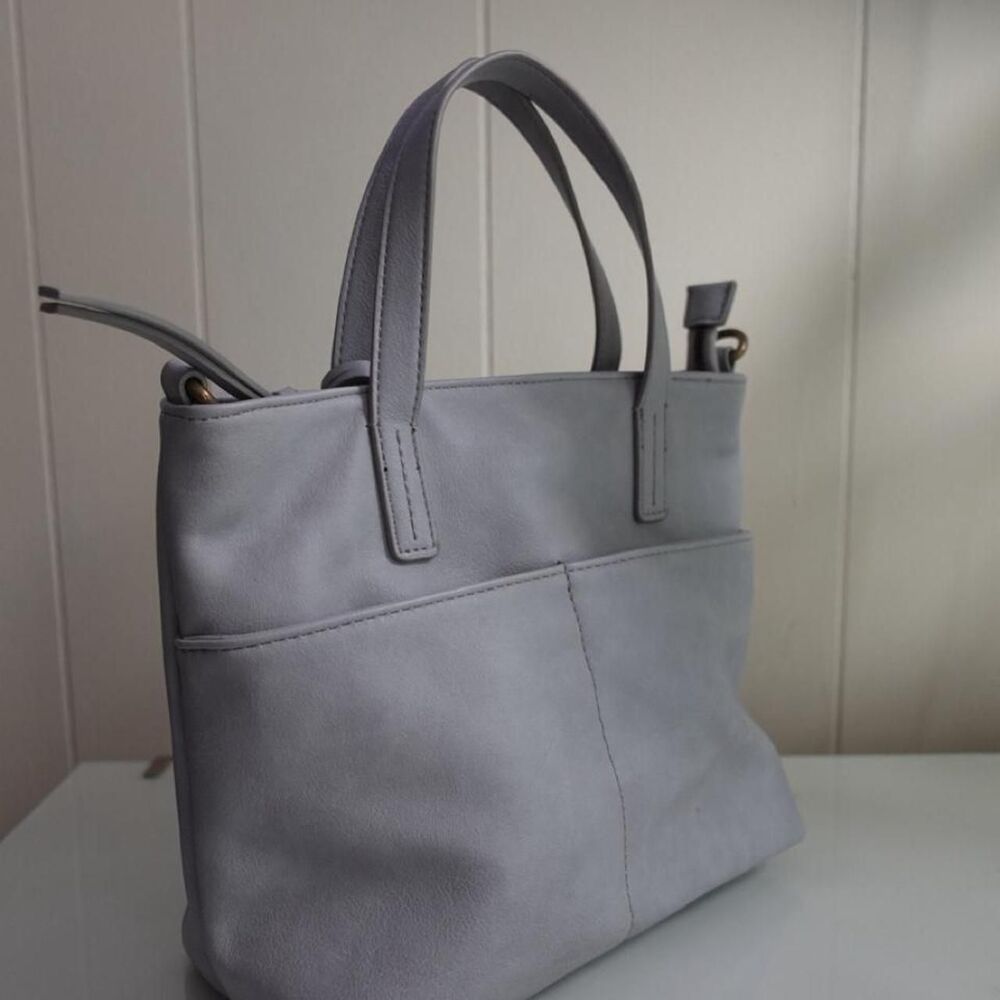 Unbranded Women's Grey and Silver Bag